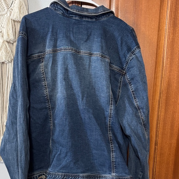 Maurices Women's Dark Blue Jean Jacket - Picture 2 of 2